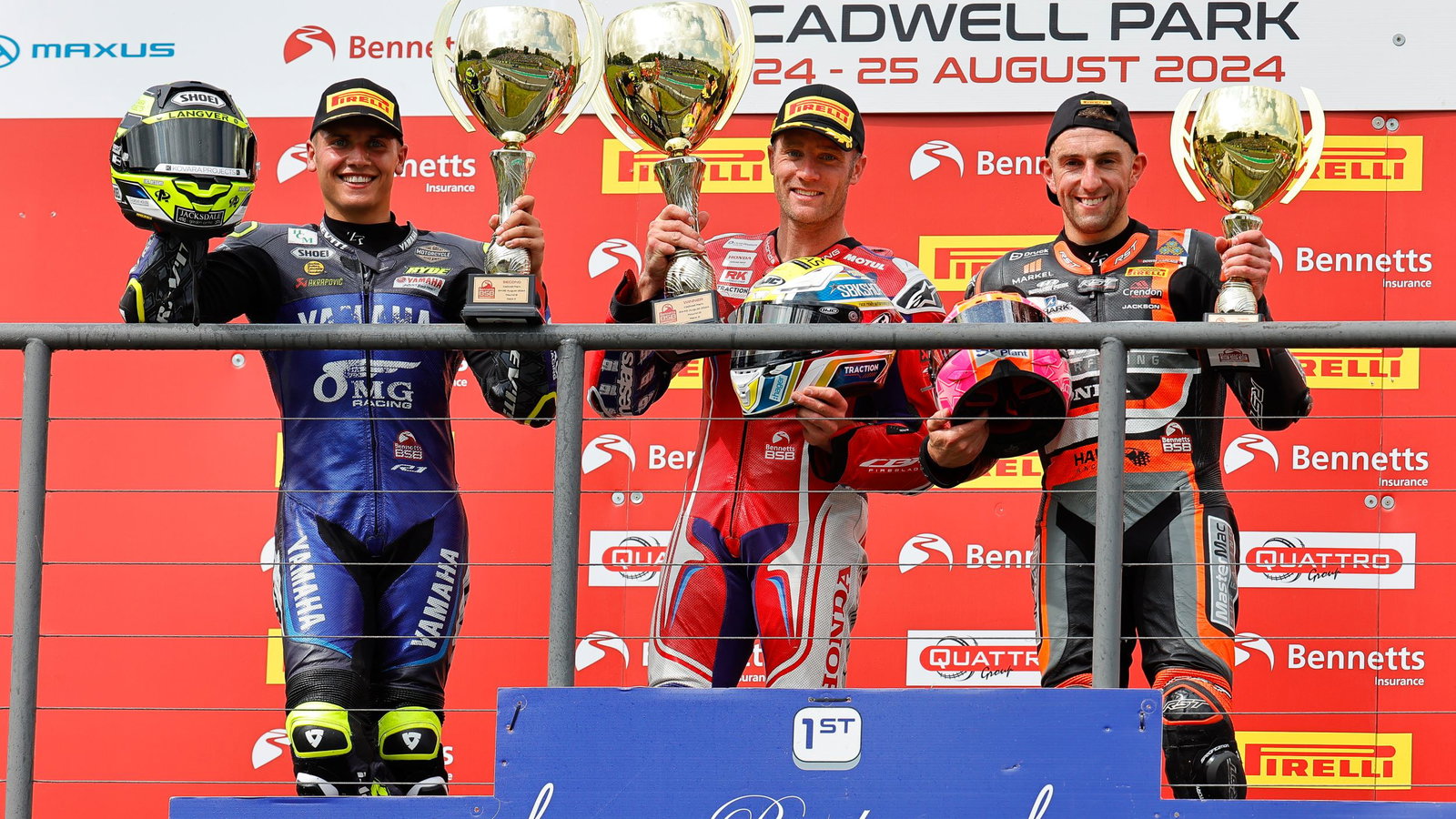 Cadwell Park, Race two podium,2024 